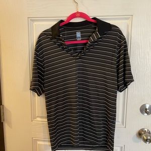 PGA Tour Striped Polo size Small
